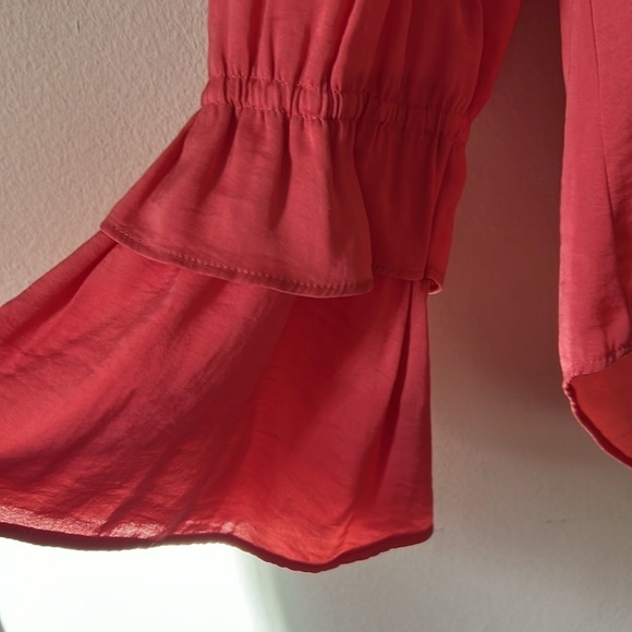 A new day long sleeve blouse size S peach color - Picture 3 of 8